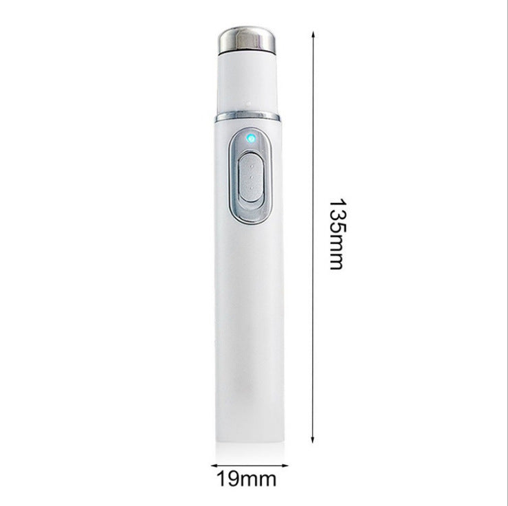 Professional Blue Light Therapy Beauty Pen - 3-in-1 Acne, Scar & Dark Circle Treatment with 42°C Thermal Care & BIO Micro-current