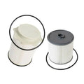 White diesel fuel filter kit for RAM 1500-5500 trucks with chemical fibre filter media