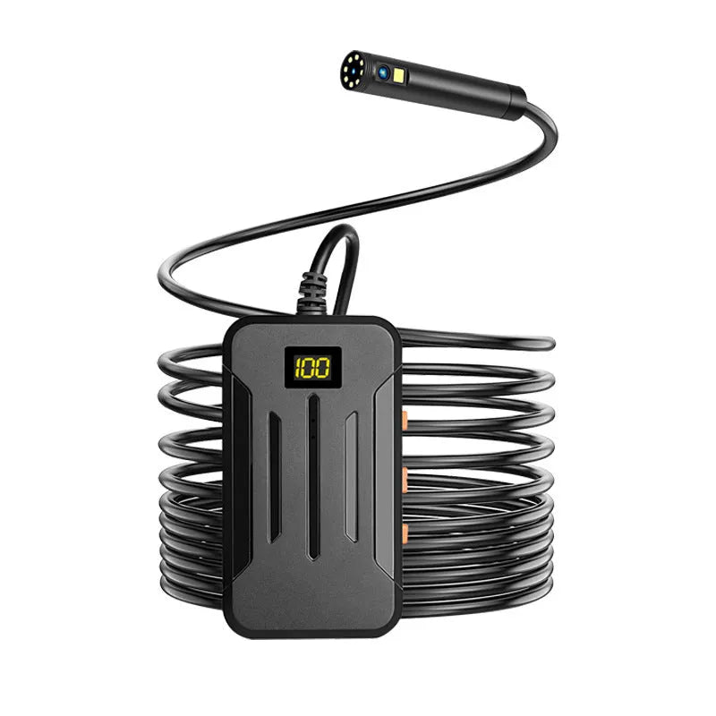 F300 wireless dual lens endoscope with IP68 waterproof probe and magnet attachment