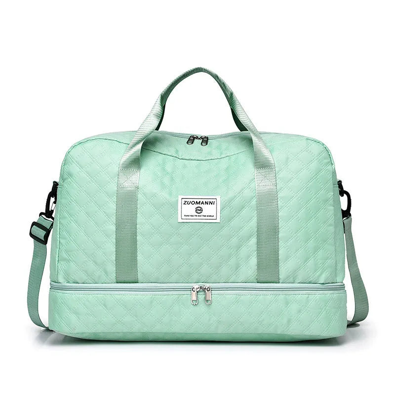 Large capacity Oxford cloth travel bag in multiple colour options with 36-55L storage space