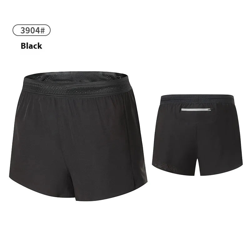 Men's solid colour polyester basketball shorts in low waist design on a neutral background