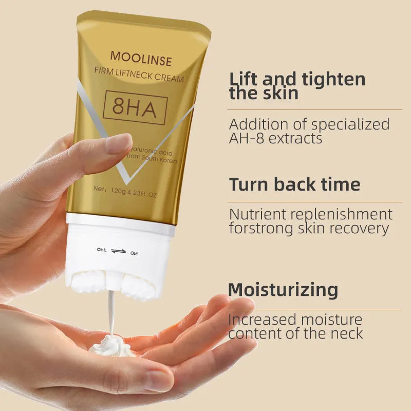 120ml container of neck lifting and firming massage cream for universal skin types