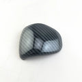 Smart RunK3 carbon fibre pattern gear shift knob cover made from black ABS plastic