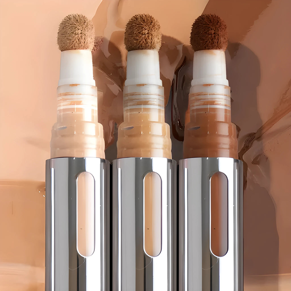 Close-up of a 24-colour waterproof concealer contour stick pen for face contouring and coverage.