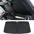 Tesla sun shade nylon mesh front windshield sunscreen for Model 3 and Model Y with buckle installation black colour option