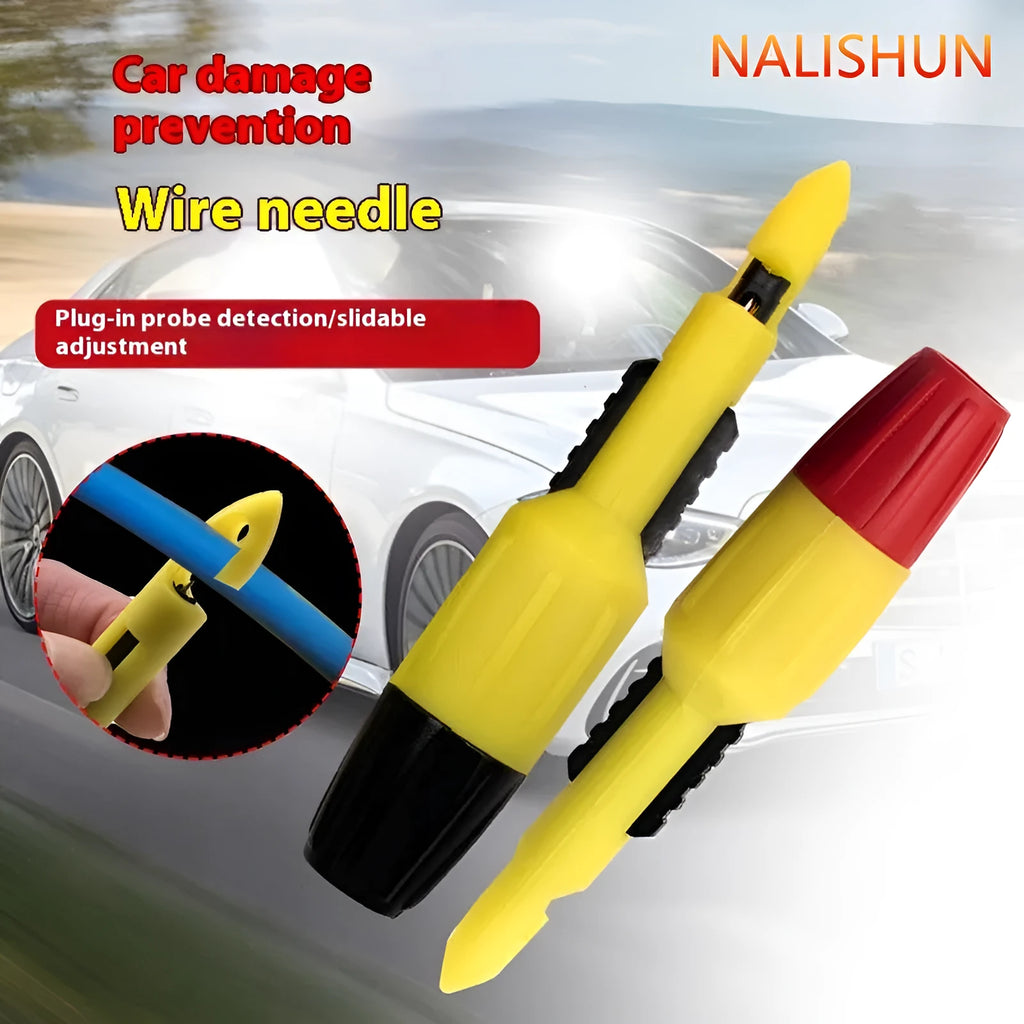 Plastic circuit repair tool no-break wire piercing probe for automotive wiring