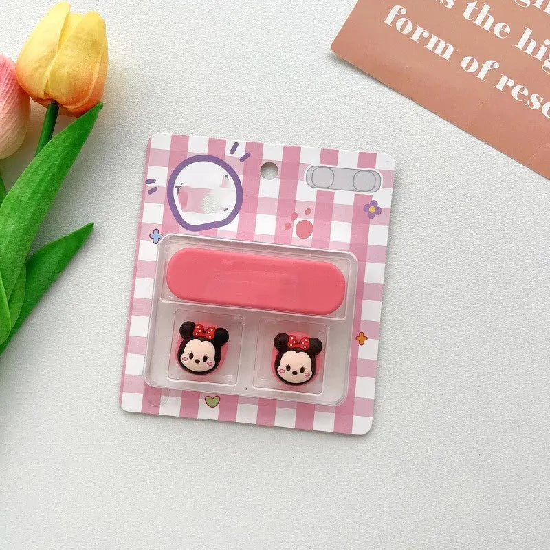 Cartoon magnetic protection data cable fixer for desktop magnetic hubs in various colours