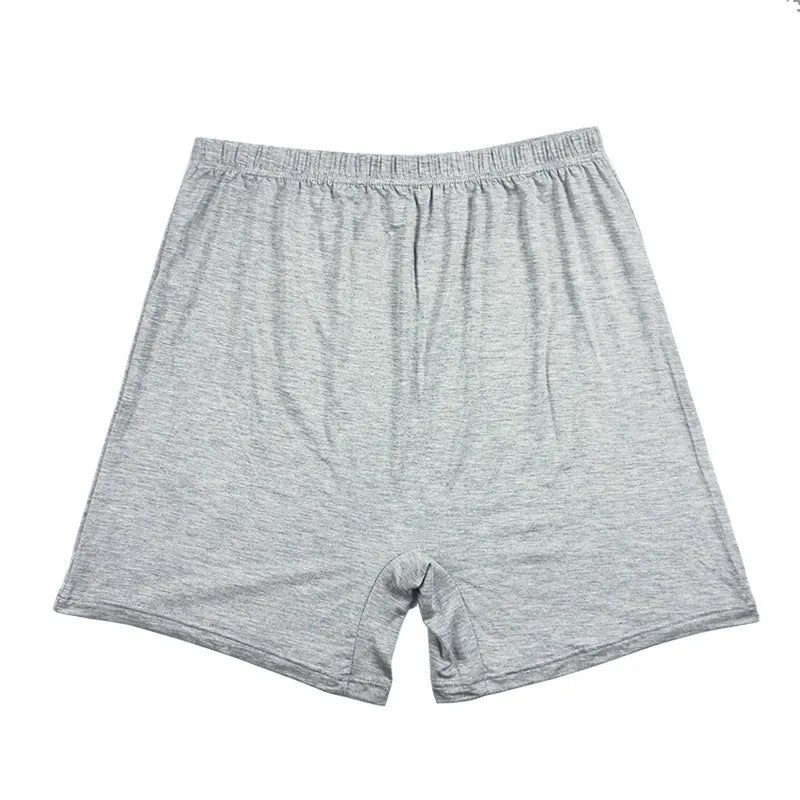 Men's solid colour modal boxer shorts with high waist, shown in multiple colour options.