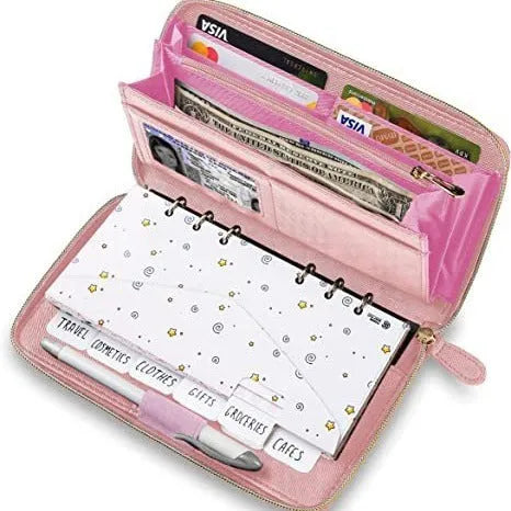 Anti-theft RFID blocking PU leather card holder wallet in various colours.