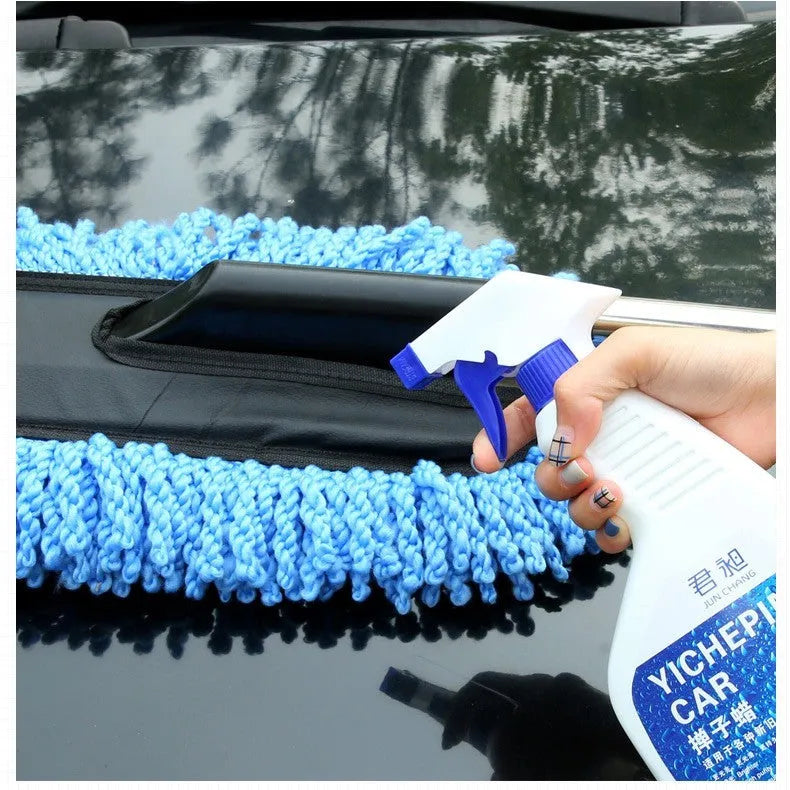 500ml car duster wax spray container for paint maintenance with glazing and oxidation resistance