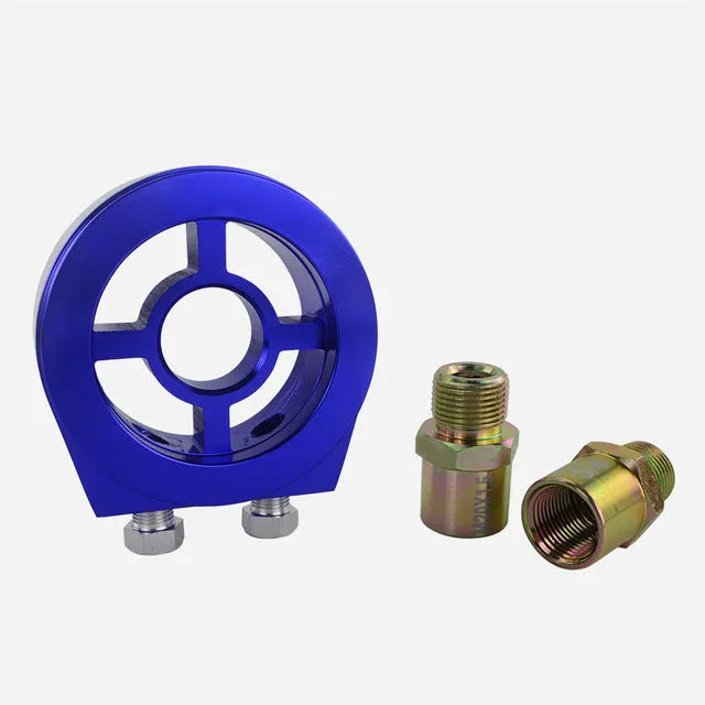 Aluminium oil pressure gauge adapter in multiple colours for universal automotive applications
