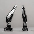 Cyberpunk wireless headphones in white with detachable ear shells and wind punk styling