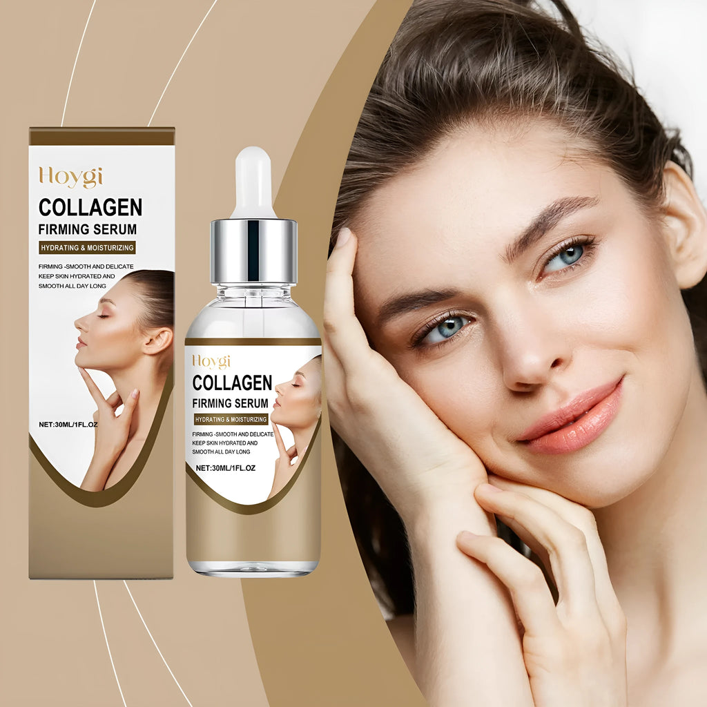 Collagen firming care solution 30ml serum in 2.8cm square bottle
