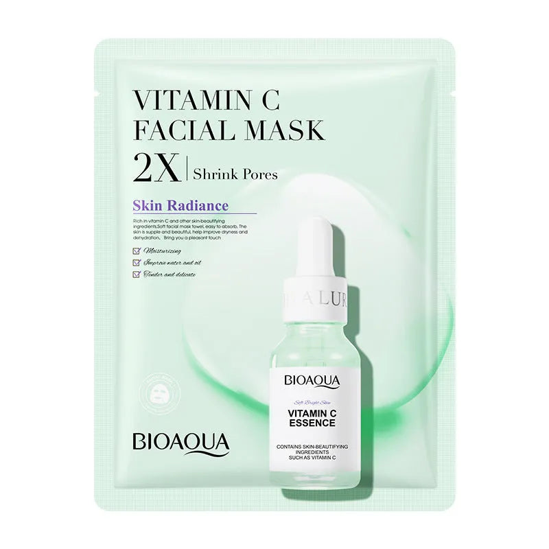 Collagen and hyaluronic acid gel facial sheet mask 30g single use