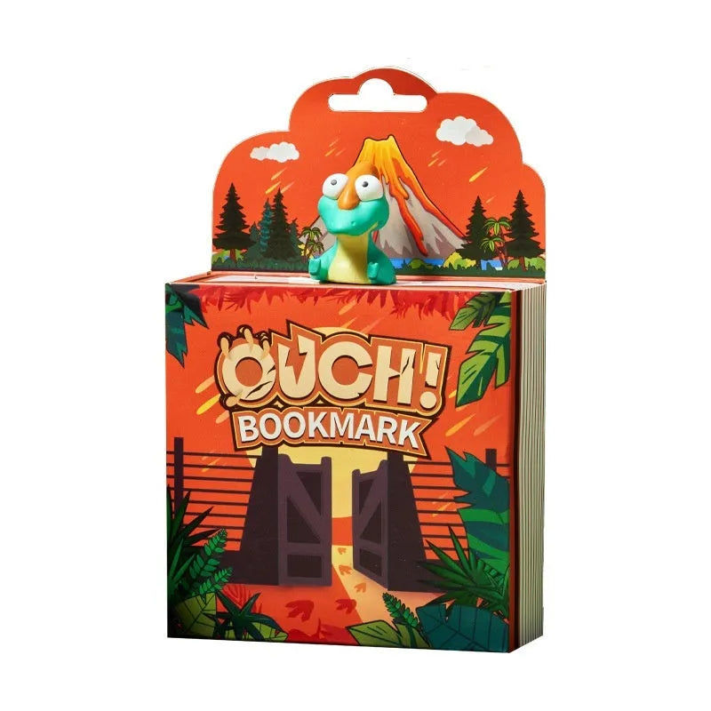 Animated dinosaur bookmark with cultural creative design for pupils stationery