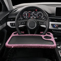 Car steering wheel diamond inlaid dinner plate, 43x29cm, high-precision water drill material, with diamond colour finish