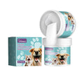 Dog cleaning finger glove for tartar removal with sodium bicarbonate and natural extracts