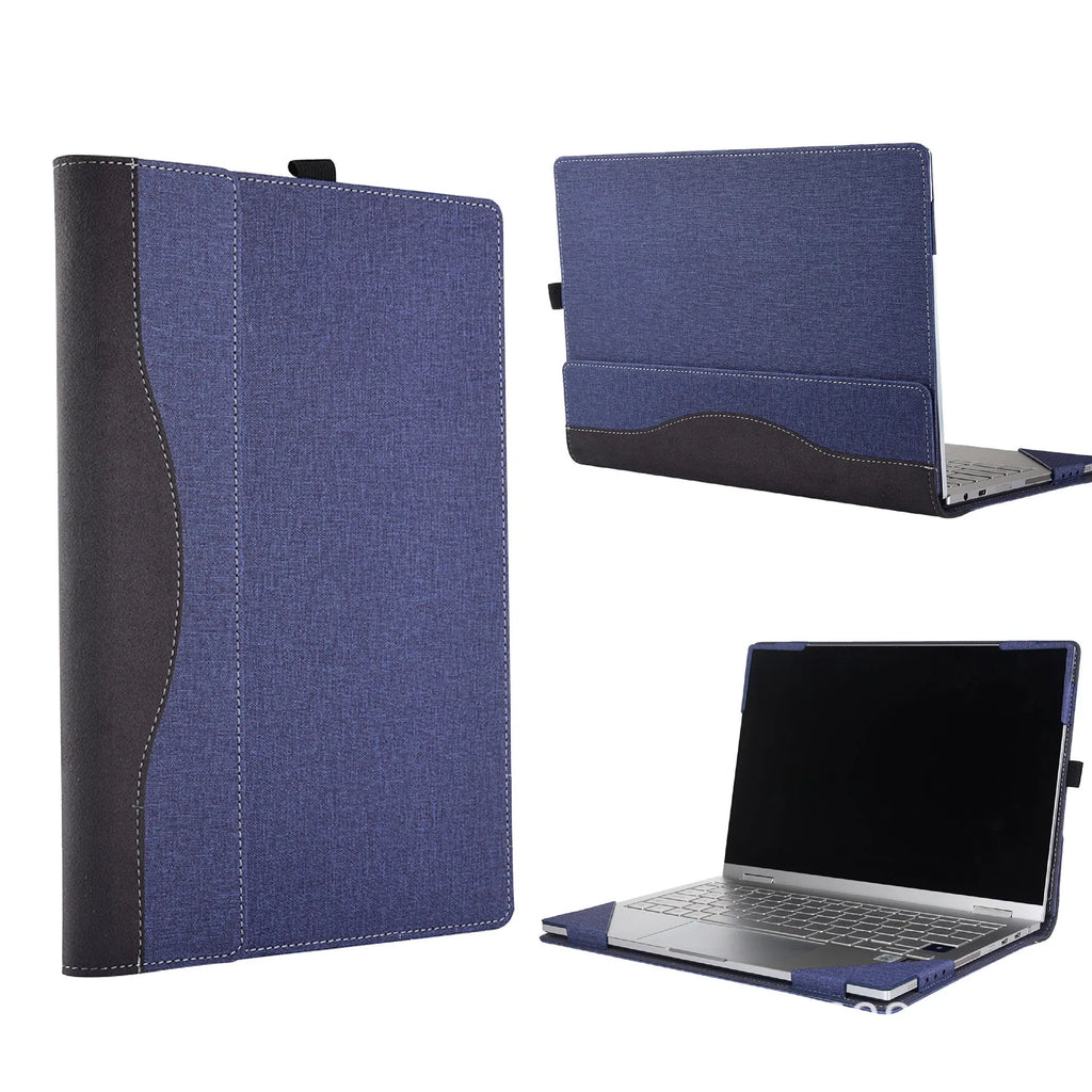 Black imitation leather protective laptop sleeve for Microsoft Surface Laptop 6