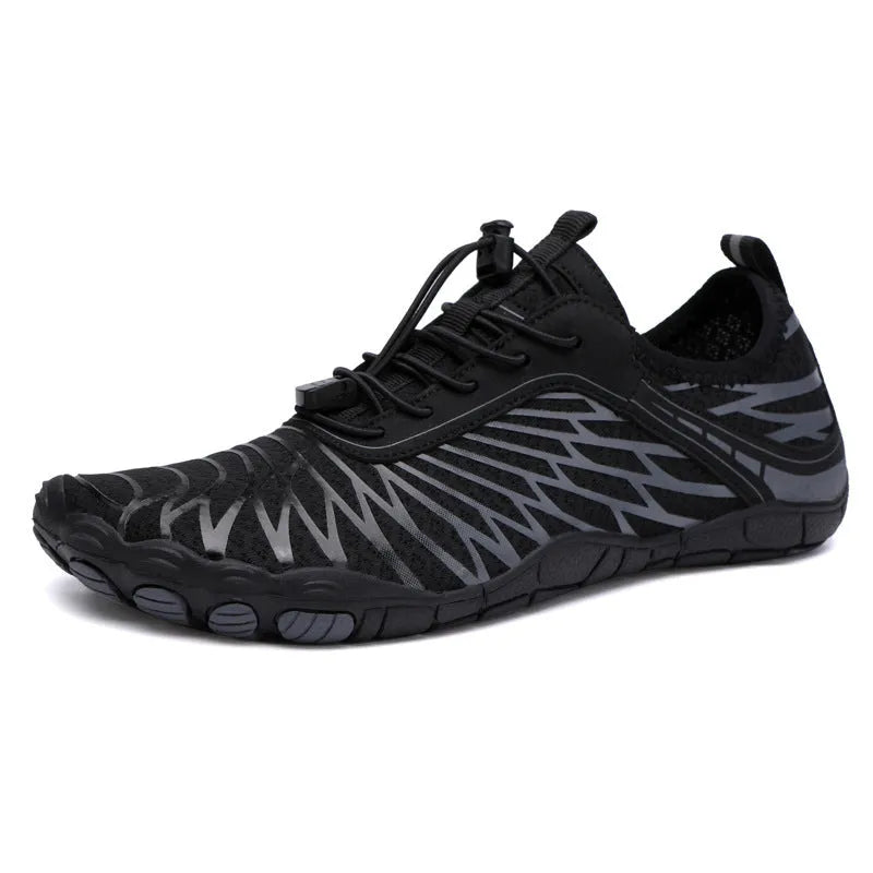 Men's white lace-up sports casual trainers with rubber soles showing front and side views