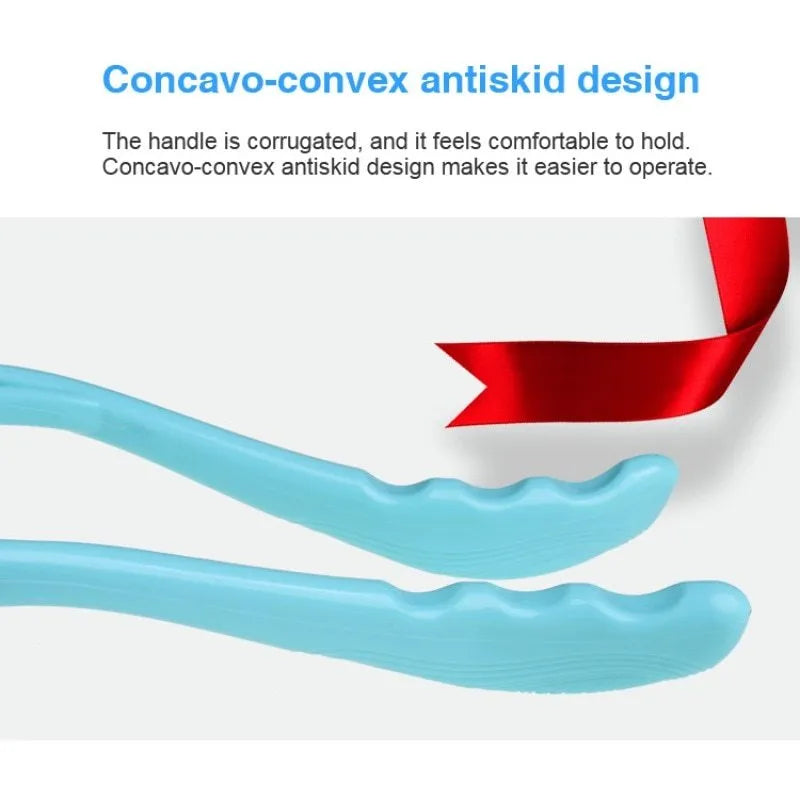 Plastic hand massage roller with adjustable width stand and 3D floating-point design for neck and shoulder pressure point therapy