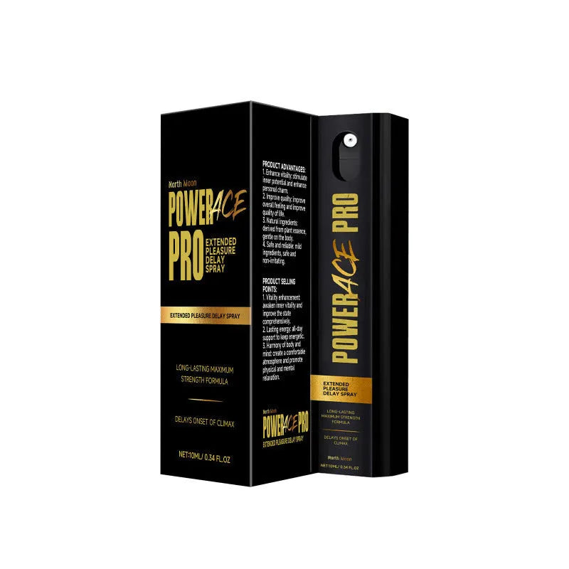 Men's 10ml body moisturising spray bottle with natural extracts, 2.6cm wide compact design