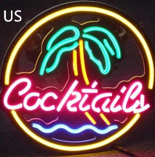 LED coffee neon billboard advertising light with PVC construction for commercial interior decoration