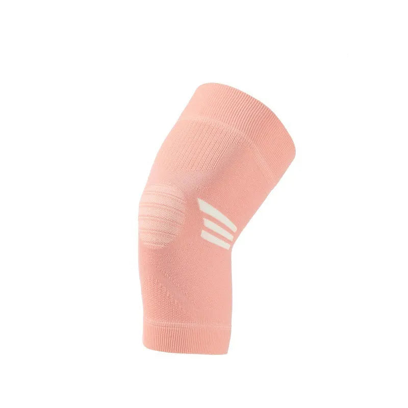 A pair of sport knee pads in a chosen colour, showing the polyester fibre construction and kneecap coverage.