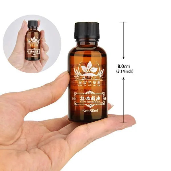 Royal Grassland Ginger Essential Oil 30ml bottle with grape seed and ginger flower oils for lymphatic drainage massage