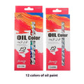 12-colour artist pigment set tubes for acrylic, gouache, watercolour, oil, glass and textile painting