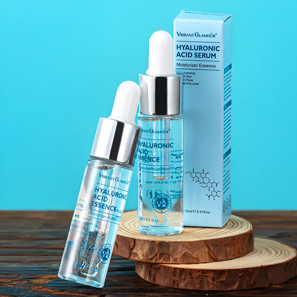 Hyaluronic acid face serum anti-aging shrink pore whitening moisturising dry skin care 15ml bottle