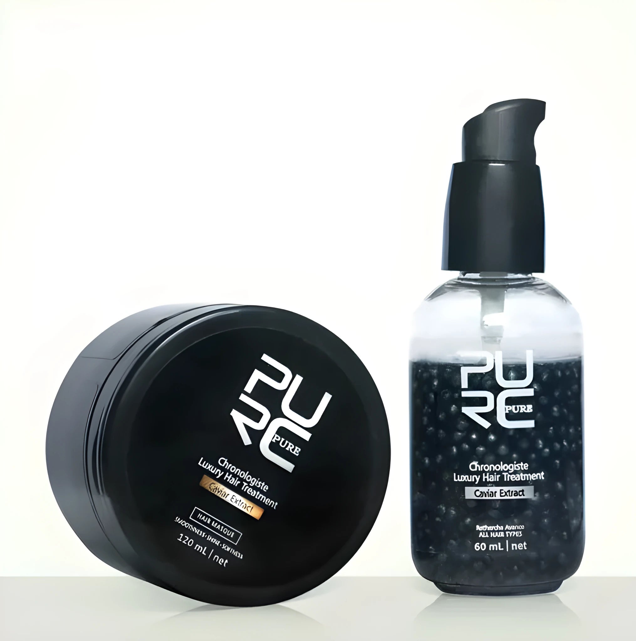 Caviar extract Chronologist luxury hair care set 120ml plus 60ml for damaged hair repair