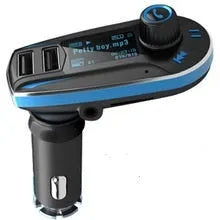 BT618C vehicle Bluetooth FM transmitter and MP3 player with LCD screen and USB port