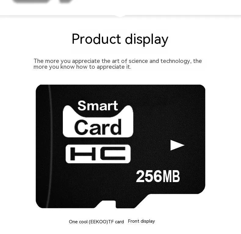 TF series 256MB memory card with 11x15mm dimensions for portable digital devices