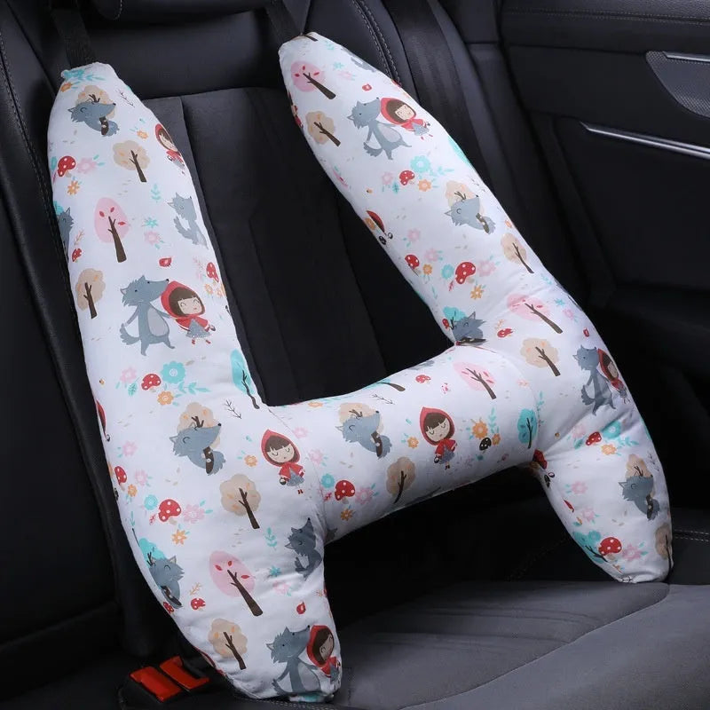 55x70cm car headrest pillow with pearl cotton filling in various pattern options