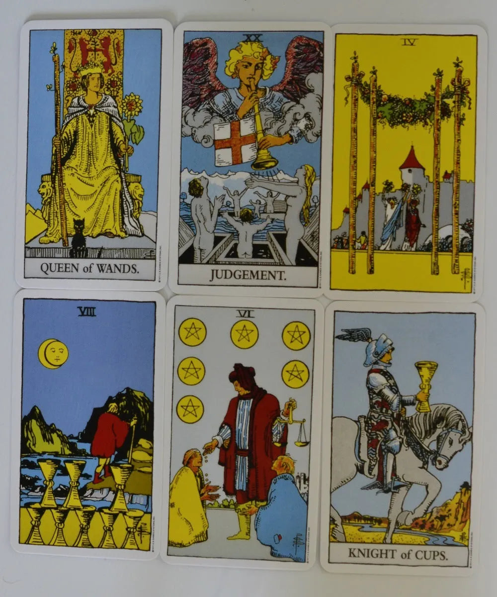 78-card tarot deck with 49x49cm flannel tablecloth in colour box