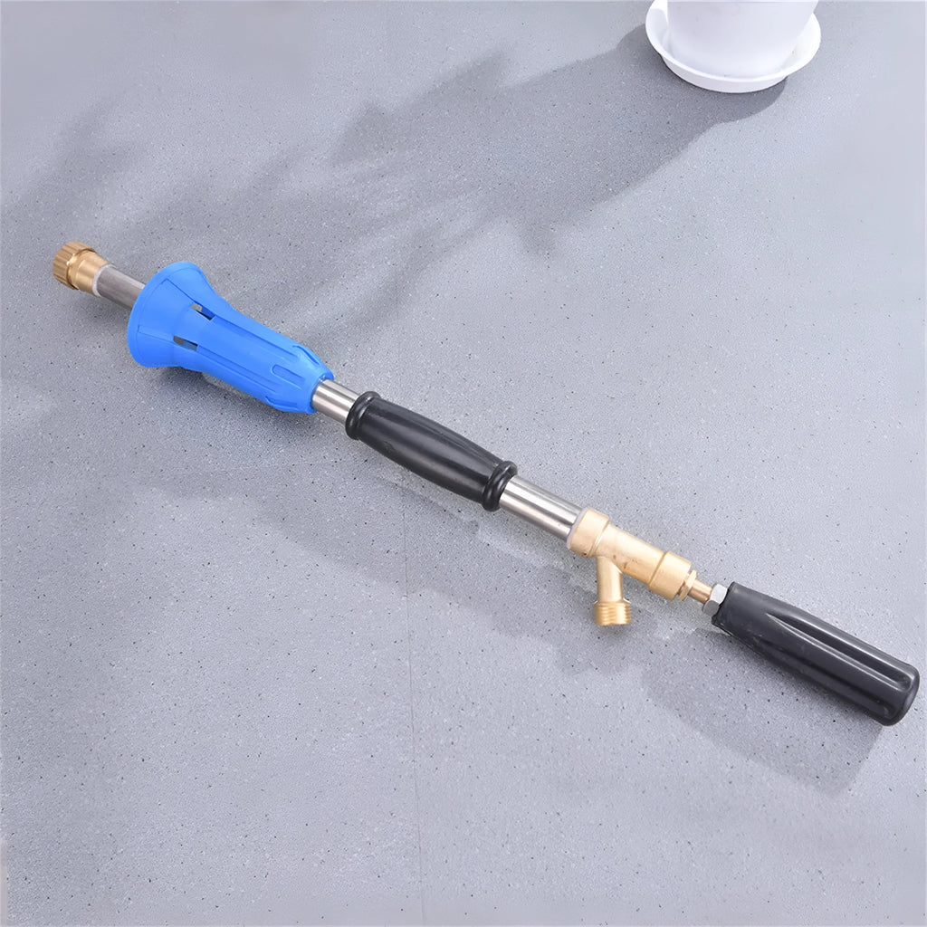 Agricultural submachine gun type spray gun for pesticide application with adjustable pressure settings