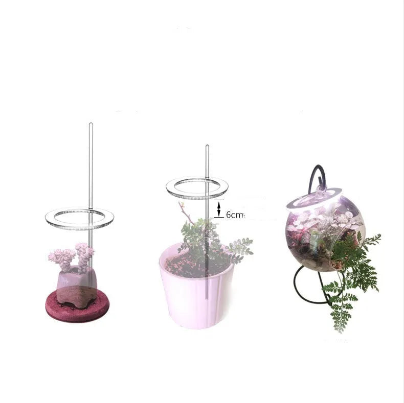 USB LED full spectrum plant grow light with acrylic stick on white background