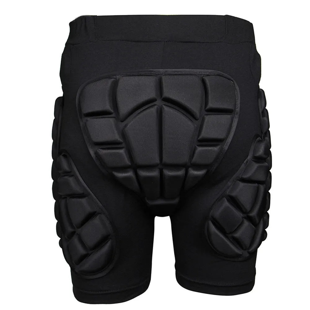 Ski racing shatter-resistant diaper pants protective gear for skating snow sports running cycling motorcycle riding black EVA foam padding