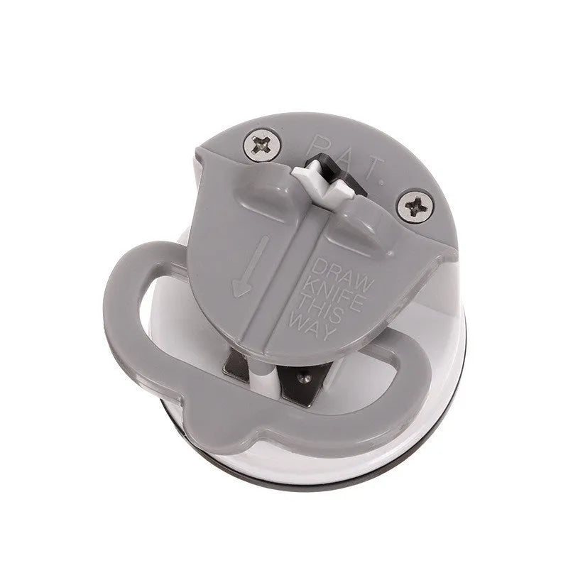 Fixed angle tungsten steel whetstone bar kitchen sharpener in mustard green and white colours