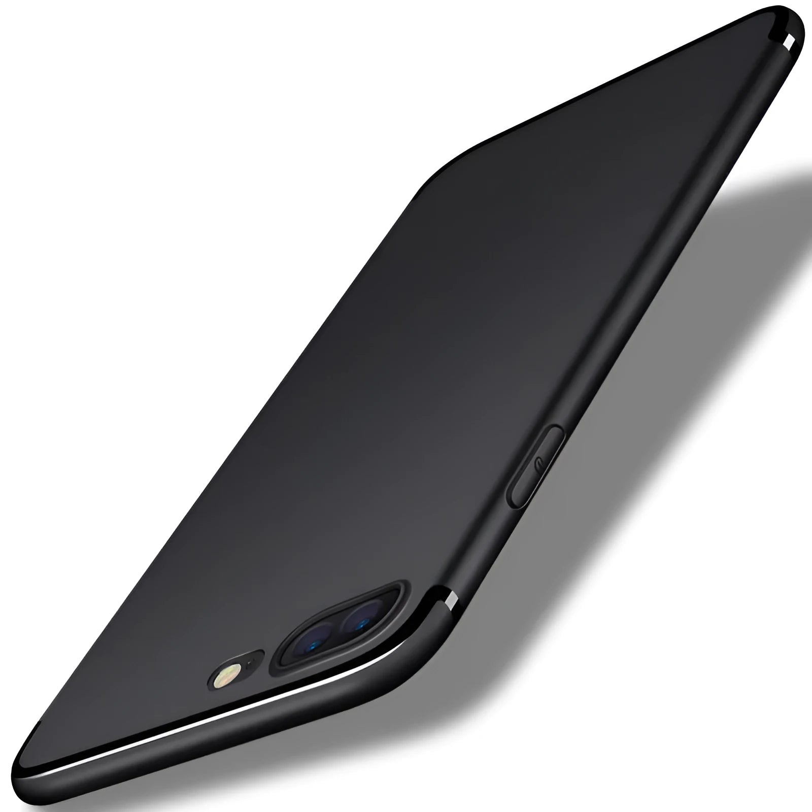 TPU silicone mobile phone case for compatible Apple iPhone models in black, blue, red and white colours