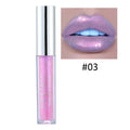 Polarized lip gloss in multiple shades with high-shine finish and wand applicator