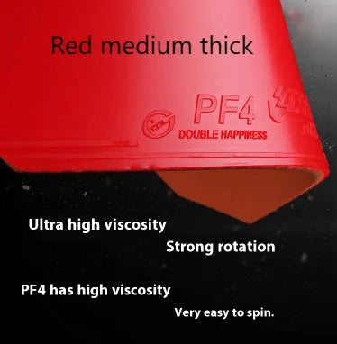 Fast Attack Sticky Classic-50 table tennis racket with red or black PF4-50 anti-rubber.
