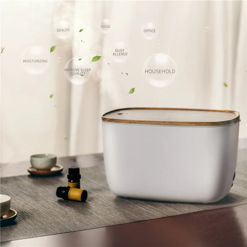 GX-22K white aroma diffuser and humidifier unit with night light and 1.8L water tank.