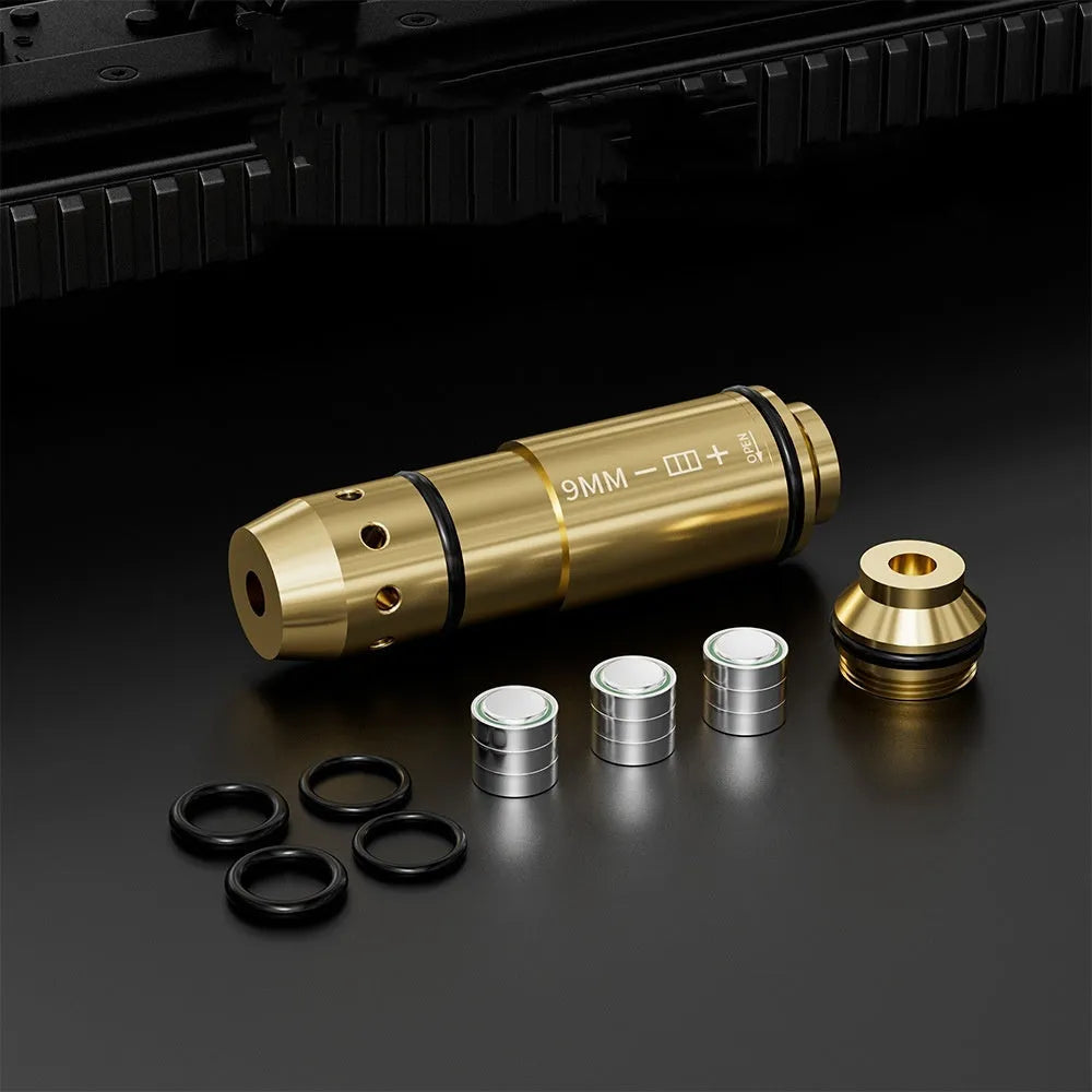 Laser target for dry fire training with infrared counting display, rechargeable, ABS construction, magnetic plate and four target rings
