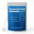 150g container of pure white hyaluronic acid powder for DIY skincare