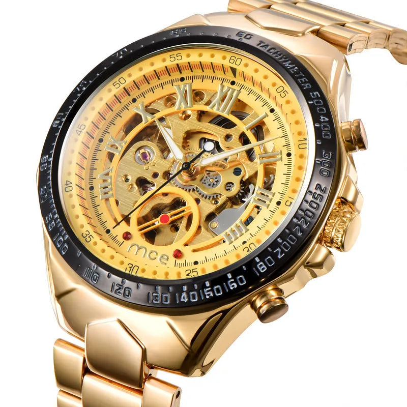 MCE men's mechanical watch with explosion-proof features in professional military-style design