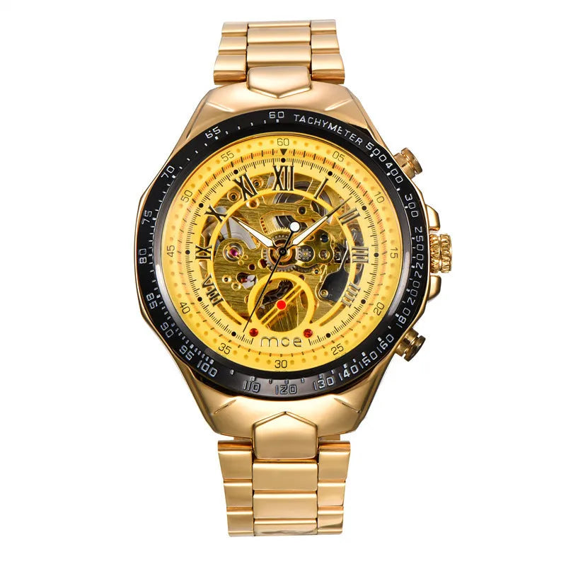 MCE men's mechanical watch with explosion-proof features in professional military-style design