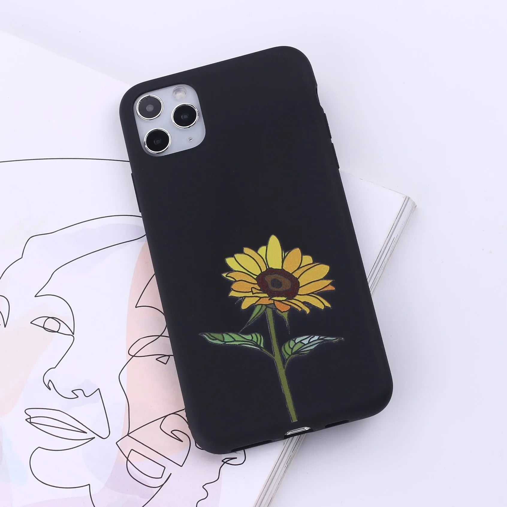 TPU mobile phone back cover case for Apple iPhone in one of 14 colour options.