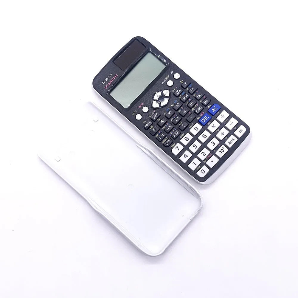 991EX solar scientific calculator in black, blue, or pink colours for complex statistics