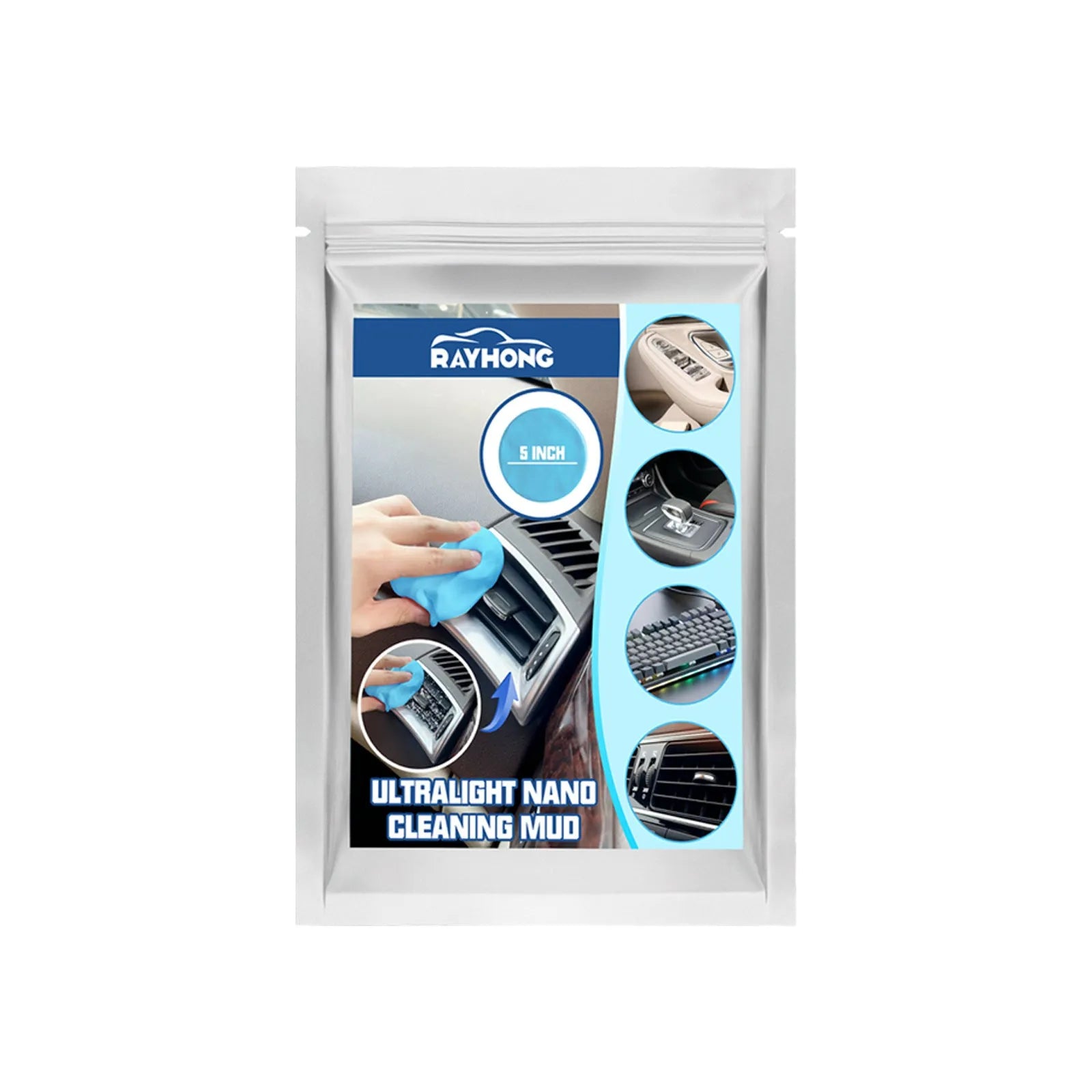 20g pack of sticky car cleaning putty for dust removal from vents and gaps.